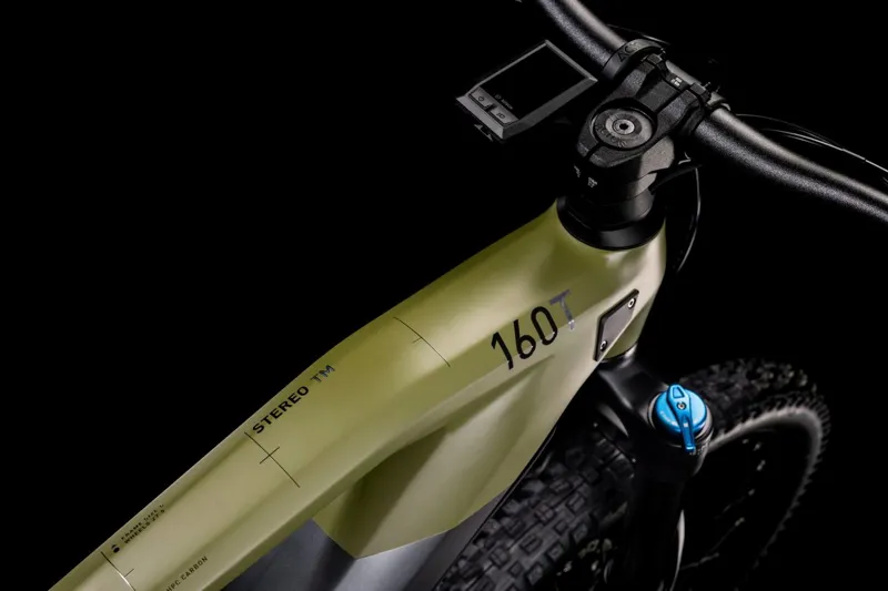 Cube Stereo Hybrid 160 HPC TM 750 Electric Mountain Bike 2022 Grey-1